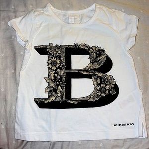 Used once Burberry girls shirt